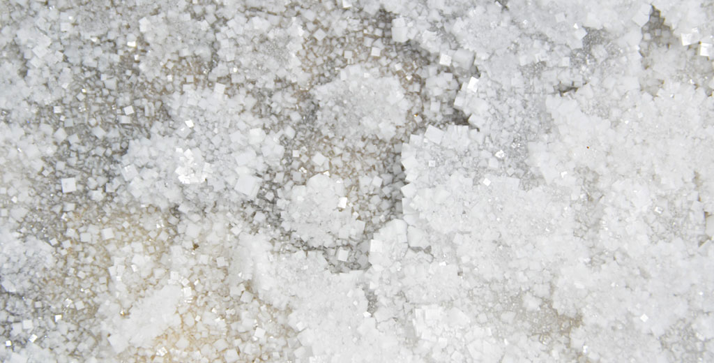 Cristales de sal